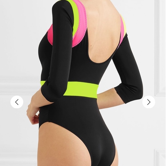 NWOT Agent Provocateur Sindy One Piece Neon swimsuit. - Picture 2 of 5